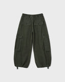 [AG] Twill Cargo Balloon Pants