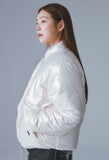 GLOSSY SHORT DOWN PUFFER
