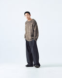 Fluffy Two Tone Mixed Knit