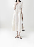 Salmon Smoke Linen One Piece