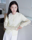 WRINKLE MESH CARDIGAN