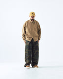 Camo Ripstop Damage Carpenter Wide Pants