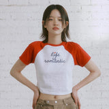 LIFE IS ROMANTIC RAGLAN TEE