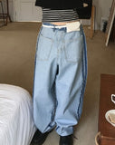 INSIDE OUT TRACK DENIM