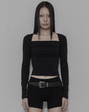 [mnem] Bolero Shirring Top - Renew