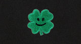 Clover Smile Embroidery Cross Curved Messenger Bag