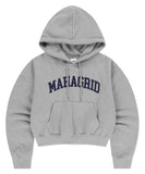 VARSITY LOGO CROP HOODIE