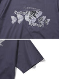 Blue Butterfly Short Sleeve Tee
