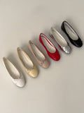 Candy Ribbon Flat Shoes