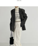 [unisex] Corduroy Single Overfit Blazer