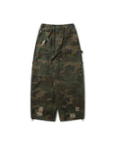 Camo Ripstop Damage Carpenter Wide Pants