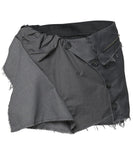 Asymmetrical Layered Mini Skirt