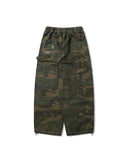 Camo Ripstop Damage Carpenter Wide Pants