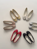 Candy Ribbon Flat Shoes