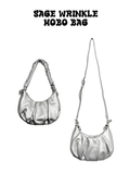 Sage wrinkle hobo bag