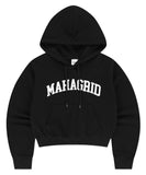 VARSITY LOGO CROP HOODIE