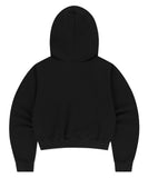 VARSITY LOGO CROP HOODIE