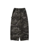 Camo Ripstop Damage Carpenter Wide Pants