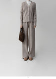 [Premium] The Mozz Cashmere Fringe Cardigan