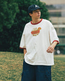 [AG] Hotdog Graphic Ringer Half Tee
