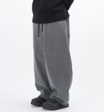 Ove herringbone side tuck pants