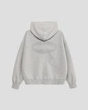 No.010 FONTLESS STITCH LOGO ZIP HOODIE