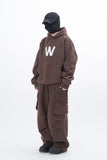 Medi W Boucle Embroidery Heavy Set-Up Hood