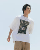 [AG] Satellite Photo Graphic Half Tee