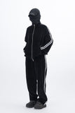 Stua Velour Velvet Set-Up Sweatpants