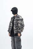Ricot Shirring Camo MA-1 Jumper