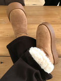 FOLD-DOWN SHEEPSKIN BOOTS