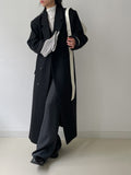 Frank No-Collar Loose Fit Jacket
