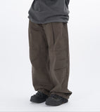 Eco Knee Incision Curved Wide Pants
