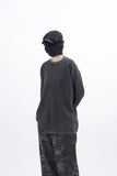 Cell Stone Washed Waffle Long Sleeve T-Shirt