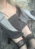 Doppen Zipper Tube Top