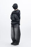 Kera Hairy Stripe Knit