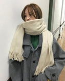 SOFT FRINGE MUFFLER