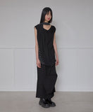 Layered Dot Scarf T-Shirt