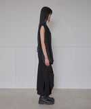 Layered Dot Scarf T-Shirt