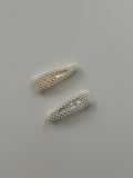 Pearl Tick Tock Big Hairpin