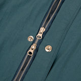 Scotch line cropped hooded parka
