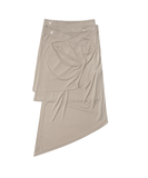 Jersey Drape Wrap Skirt