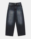 Premium Maxi Wide Washed Denim