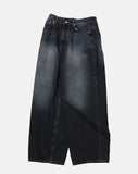Premium Maxi Wide Washed Denim
