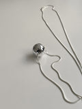 Big ball drop layered necklace