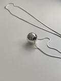 Big ball drop layered necklace