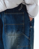 Brush Washed Double Knee Denim Pants