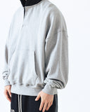 Ripstop Nylon Mixed Sweat Hoodie