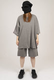 Plain Pigment Setup Short Sleeve T-Shirt
