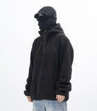 Delroy High Neck Fleece Hoodie